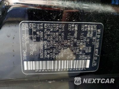 Zdjęcie 14 z 14 samochodu: 2021 NISSAN ROGUE S VIN:JN8AT3AA3MW022635 - miniatura