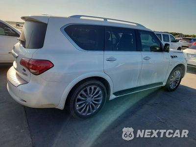 Trzecie zdjęcie samochodu z tyłu: 2015 INFINITI QX80 BASE VIN:JN8AZ2NE9F9087271 - miniatura