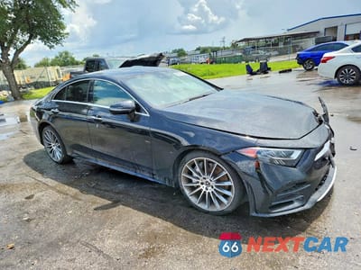 Czwarte zdjęcie samochodu z boku: 2019 MERCEDES-BENZ CLS 450 VIN:WDD2J5JB7KA031123 - miniatura