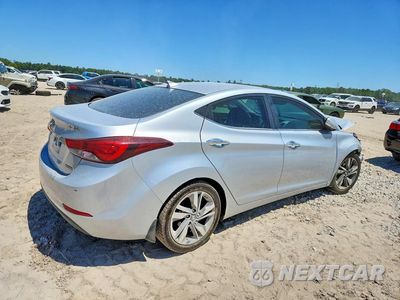 Trzecie zdjęcie samochodu z tyłu: 2014 HYUNDAI ELANTRA LIMITED VIN:5NPDH4AE9EH489665 - miniatura