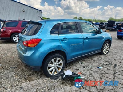 Trzecie zdjęcie samochodu z tyłu: 2014 MITSUBISHI OUTLANDER SPORT SE VIN:4A4AP4AUXEE018534 - miniatura