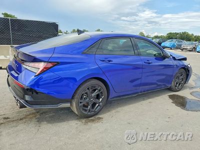 Trzecie zdjęcie samochodu z tyłu: 2025 HYUNDAI ELANTRA N LINE VIN:KMHLR4DF2SU058725 - miniatura
