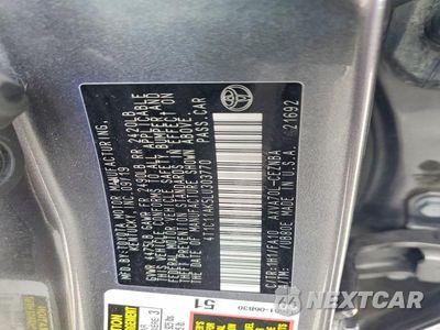 Zdjęcie 12 z 12 samochodu: 2020 TOYOTA CAMRY LE VIN:4T1C11AK5LU303770 - miniatura