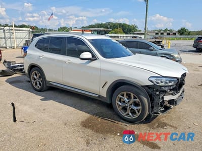 Czwarte zdjęcie samochodu z boku: 2022 BMW X3 XDRIVE30I VIN:5UX53DP07N9M83451 - miniatura