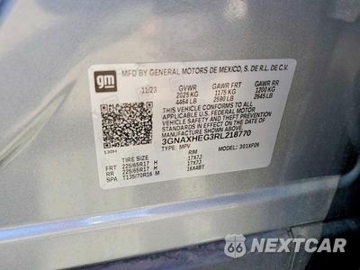 Zdjęcie 13 z 13 samochodu: 2024 CHEVROLET EQUINOX LS VIN:3GNAXHEG3RL218770 - miniatura