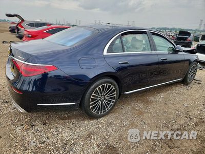 Trzecie zdjęcie samochodu z tyłu: 2025 MERCEDES-BENZ S 500 4MATIC VIN:W1K6G6DB4SA334491 - miniatura