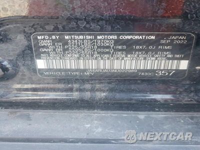 Zdjęcie 13 z 13 samochodu: 2022 MITSUBISHI OUTLANDER SPORT ES VIN:JA4ARUAU3NU022989 - miniatura