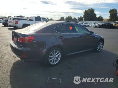 Trzecie zdjęcie samochodu z tyłu: 2012 LEXUS IS 250 BASE VIN:JTHBF5C26C5184707 - miniatura