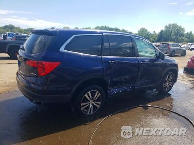 Trzecie zdjęcie samochodu z tyłu: 2018 HONDA PILOT EXL VIN:5FNYF6H56JB010216 - miniatura