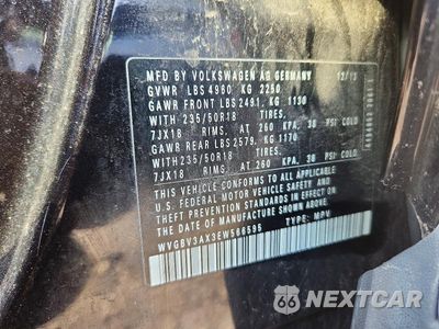 Zdjęcie 13 z 13 samochodu: 2014 VOLKSWAGEN TIGUAN S VIN:WVGBV3AX3EW566595 - miniatura