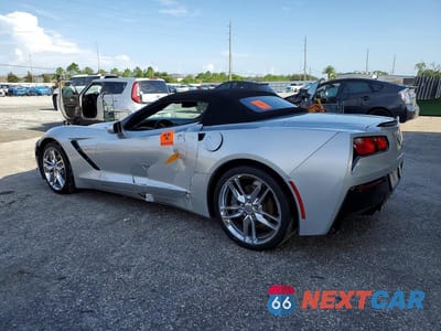 Drugie zdjęcie samochodu z przodu: 2018 CHEVROLET CORVETTE STINGRAY 3LT VIN:1G1YF3D7XJ5105006 - miniatura