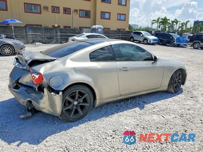 Trzecie zdjęcie samochodu z tyłu: 2003 INFINITI G35 BASE VIN:JNKCV54E93M222002 - miniatura