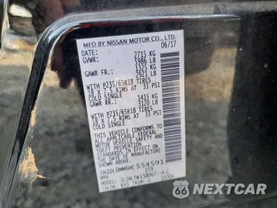 Zdjęcie 14 z 14 samochodu: 2017 INFINITI QX60 BASE VIN:5N1DL0MM6HC554591 - miniatura