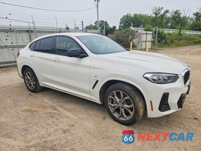 Czwarte zdjęcie samochodu z boku: 2023 BMW X4 M40I VIN:5UX43DT09P9R39485 - miniatura