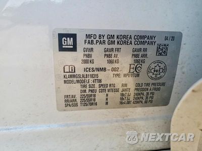 Zdjęcie 13 z 13 samochodu: 2020 BUICK ENCORE GX ESSENCE VIN:KL4MMGSL9LB118315 - miniatura
