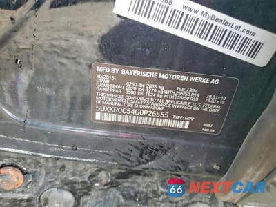 Zdjęcie 12 z 12 samochodu: 2016 BMW X5 XDRIVE35I VIN:5UXKR0C54G0P26555 - miniatura