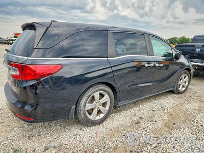Trzecie zdjęcie samochodu z tyłu: 2019 HONDA ODYSSEY EXL VIN:5FNRL6H75KB014502 - miniatura