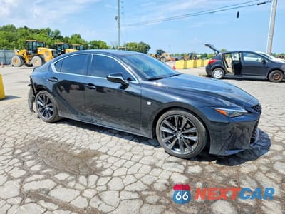 Czwarte zdjęcie samochodu z boku: 2023 LEXUS IS 350 F SPORT VIN:JTHGZ1B27P5070342 - miniatura