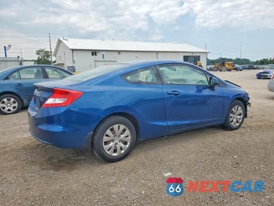Trzecie zdjęcie samochodu z tyłu: 2012 HONDA CIVIC LX VIN:2HGFG3B51CH520144 - miniatura