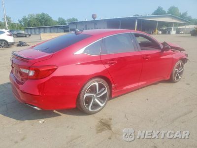 Trzecie zdjęcie samochodu z tyłu: 2021 HONDA ACCORD SPORT VIN:1HGCV1F32MA082045 - miniatura