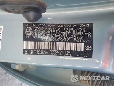 Zdjęcie 12 z 12 samochodu: 2013 TOYOTA PRIUS TWO VIN:JTDKN3DU1D5703303 - miniatura