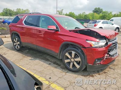 Czwarte zdjęcie samochodu z boku: 2019 CHEVROLET TRAVERSE LT VIN:1GNEVHKWXKJ314752 - miniatura