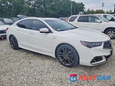 Czwarte zdjęcie samochodu z boku: 2019 ACURA TLX TECHNOLOGY VIN:19UUB3F65KA002401 - miniatura