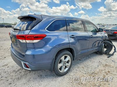 Trzecie zdjęcie samochodu z tyłu: 2018 TOYOTA HIGHLANDER LIMITED VIN:5TDYZRFH3JS253757 - miniatura