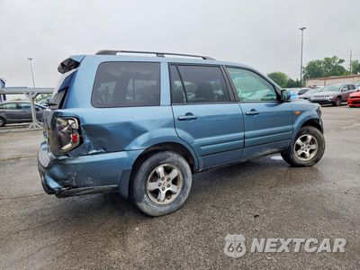 Trzecie zdjęcie samochodu z tyłu: 2007 HONDA PILOT EX VIN:5FNYF18477B018246 - miniatura