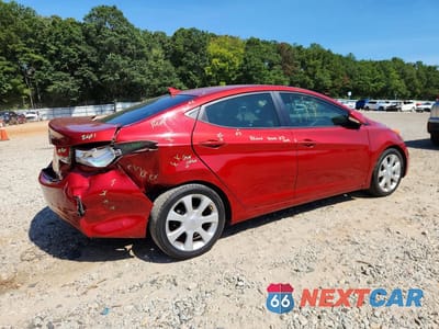 Trzecie zdjęcie samochodu z tyłu: 2011 HYUNDAI ELANTRA LIMITED VIN:KMHDH4AE2BU099357 - miniatura