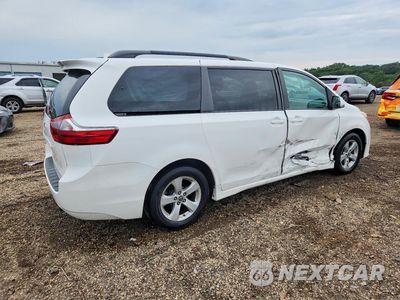 Trzecie zdjęcie samochodu z tyłu: 2020 TOYOTA SIENNA LE VIN:5TDKZ3DC3LS064605 - miniatura