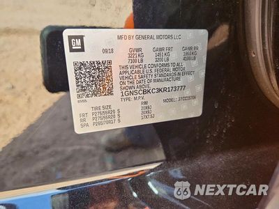 Zdjęcie 13 z 13 samochodu: 2019 CHEVROLET TAHOE C1500 LT VIN:1GNSCBKC3KR173777 - miniatura