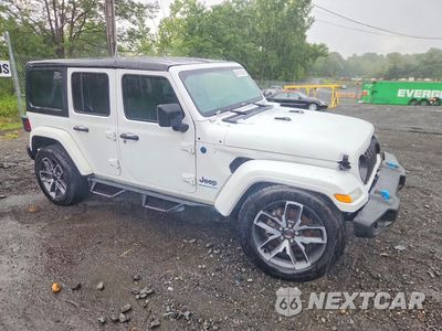 Czwarte zdjęcie samochodu z boku: 2024 JEEP WRANGLER 4XE VIN:1C4RJXN67RW147792 - miniatura