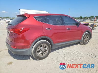 Trzecie zdjęcie samochodu z tyłu: 2013 HYUNDAI SANTA FE SPORT 2.4L VIN:5XYZU3LBXDG056585 - miniatura