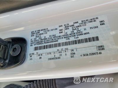 Zdjęcie 12 z 12 samochodu: 2024 FORD F150 STX VIN:1FTEW2LP6RKD85400 - miniatura