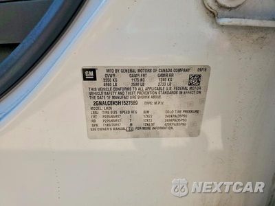 Zdjęcie 13 z 13 samochodu: 2017 CHEVROLET EQUINOX LT VIN:2GNALCEK5H1527689 - miniatura
