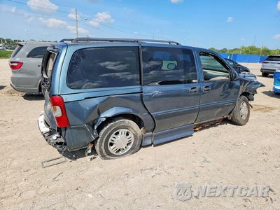 Trzecie zdjęcie samochodu z tyłu: 2004 CHEVROLET VENTURE INCOMPLETE VIN:1GBDX23E04D131769 - miniatura