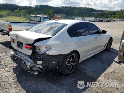 Trzecie zdjęcie samochodu z tyłu: 2022 BMW 530 XI VIN:WBA13BJ03NCJ40228 - miniatura