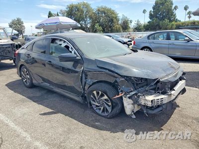 Czwarte zdjęcie samochodu z boku: 2018 HONDA CIVIC EX VIN:JHMFC1F32JX030374 - miniatura