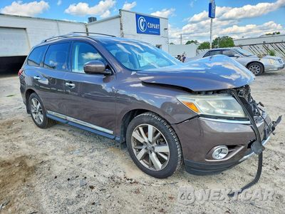 Czwarte zdjęcie samochodu z boku: 2015 NISSAN PATHFINDER S VIN:5N1AR2MM2FC670297 - miniatura