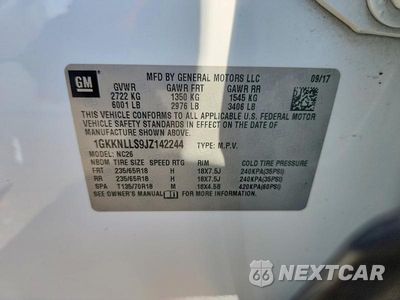Zdjęcie 13 z 13 samochodu: 2018 GMC ACADIA SLE VIN:1GKKNLLS9JZ142244 - miniatura