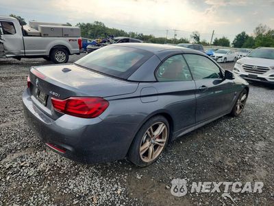 Trzecie zdjęcie samochodu z tyłu: 2020 BMW 430I VIN:WBA4Z1C07L5S03352 - miniatura