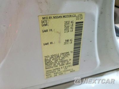 Zdjęcie 12 z 12 samochodu: 2014 NISSAN ALTIMA 2.5 SL VIN:1N4AL3AP9EN373191 - miniatura