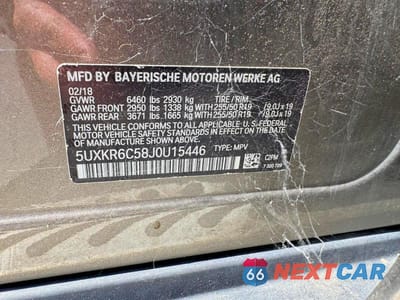 Zdjęcie 12 z 12 samochodu: 2018 BMW X5 XDRIVE50I VIN:5UXKR6C58J0U15446 - miniatura