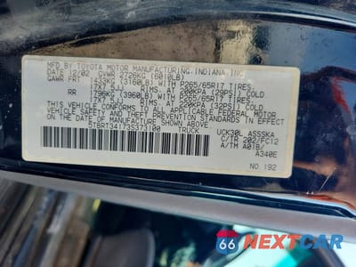 Zdjęcie 12 z 12 samochodu: 2003 TOYOTA TUNDRA SR5 VIN:5TBRT34173S373100 - miniatura