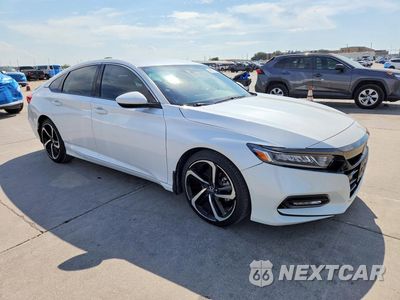 Czwarte zdjęcie samochodu z boku: 2020 HONDA ACCORD SPORT VIN:1HGCV1F31LA036981 - miniatura