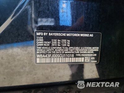 Zdjęcie 12 z 12 samochodu: 2025 BMW 530 I VIN:WBA43FJ00SCU11018 - miniatura