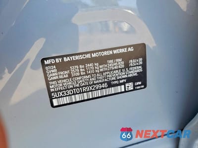 Zdjęcie 13 z 13 samochodu: 2024 BMW X4 XDRIVE30I VIN:5UX33DT01R9X29946 - miniatura