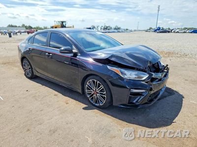 Czwarte zdjęcie samochodu z boku: 2021 KIA FORTE GT VIN:3KPF44AC9ME413501 - miniatura