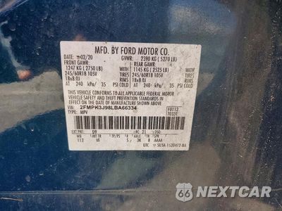 Zdjęcie 13 z 13 samochodu: 2020 FORD EDGE SEL VIN:2FMPK3J98LBA66334 - miniatura